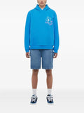 FLÂNEUR flower-print cotton hoodie