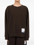 in･stru(men-tal). logo-patch sweatshirt
