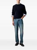 Lindbergh crew-neck ribbed-trim sweater