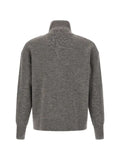 Ma'ry'ya half-zip dropped-shoulder sweater