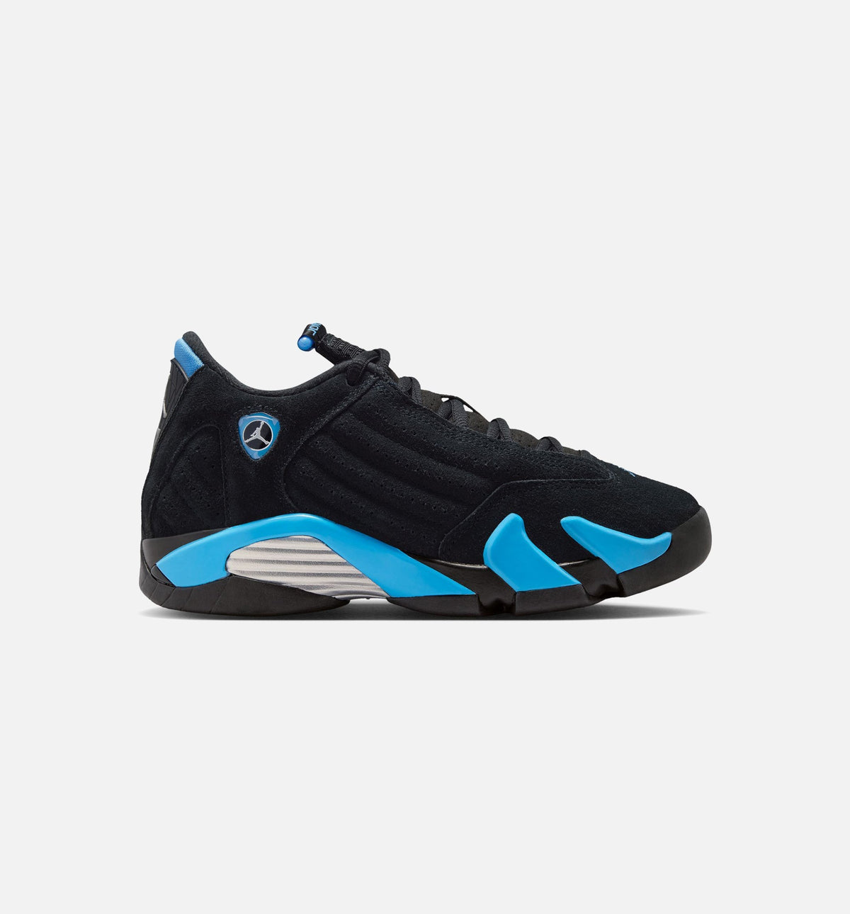 Air Jordan 14 Retro Black University Blue Grade School Lifestyle Shoes - Black/White/University Blue