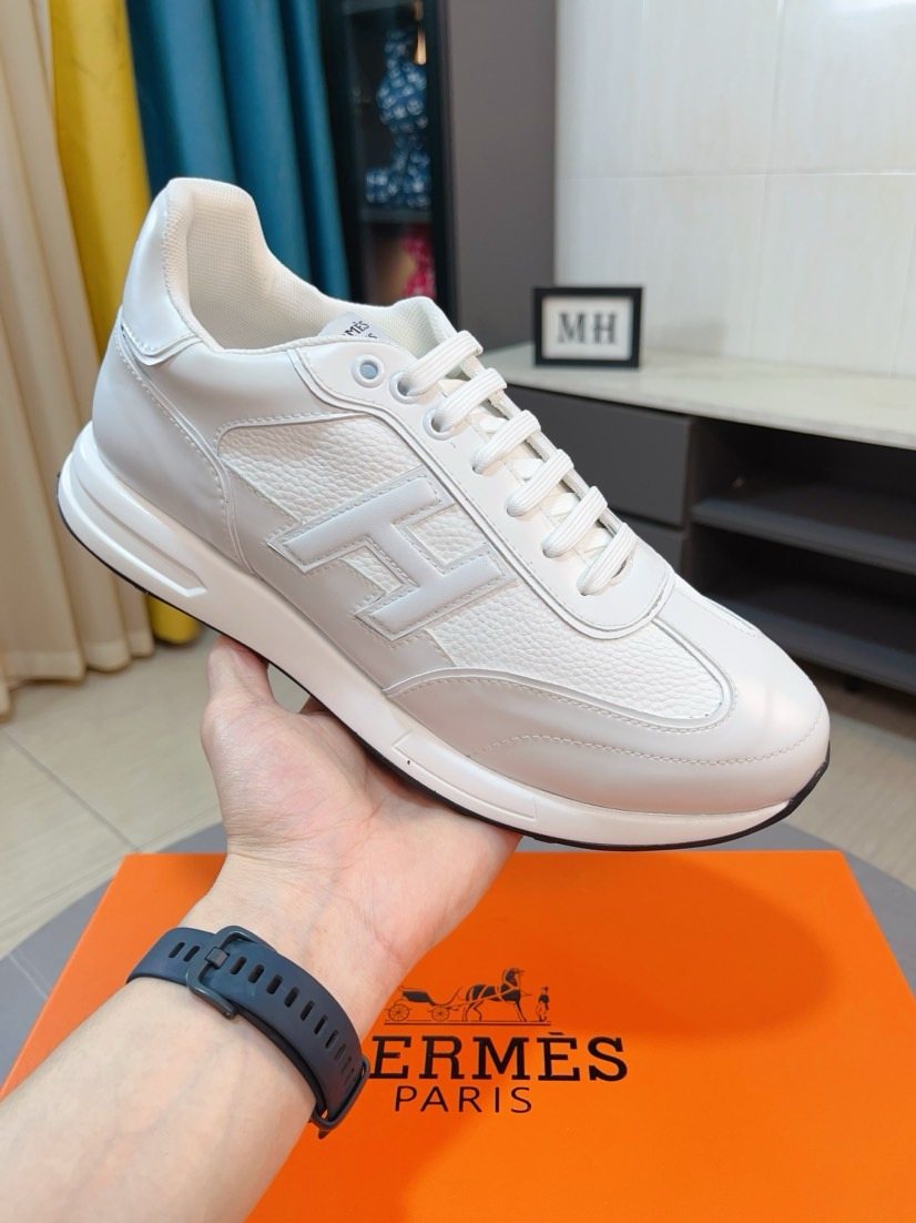 Hermès H-Panel Low-Top Sneakers